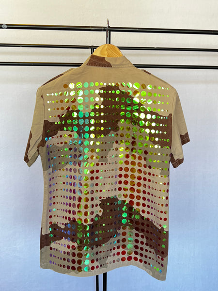 French military desert field shirt 4, Holographic print
