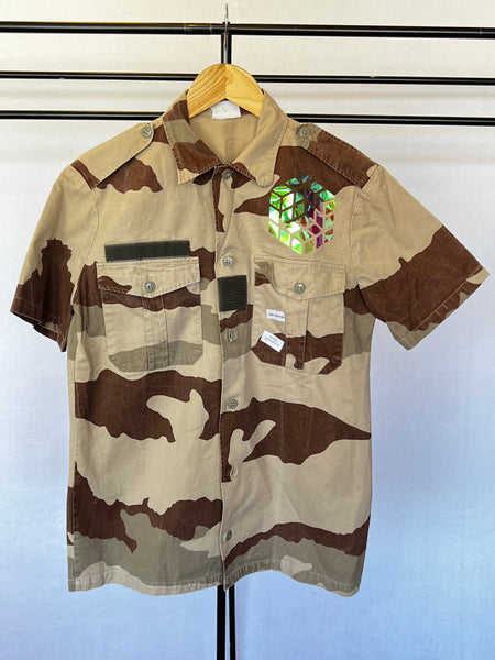 French military desert field shirt 3, holographic print